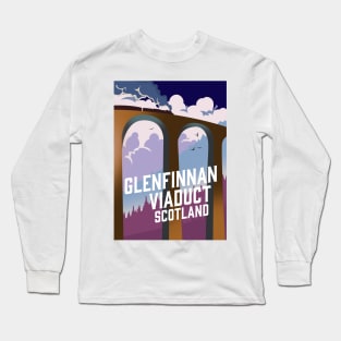 Glenfinnan Viaduct Scotland Long Sleeve T-Shirt